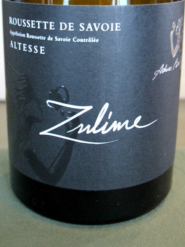 Cellier des Cray 'Cuvee Zulime' (Altesse) 2018