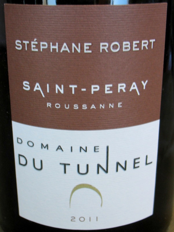 Domaine du Tunnel St Peray Roussanne 2018