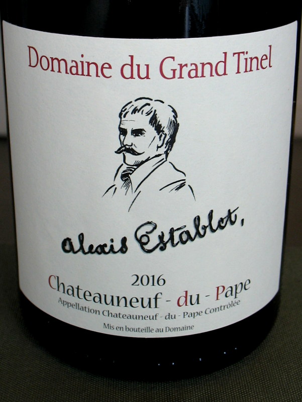 Grand Tinel Chateauneuf Cuvee 'Alexis Establet' 2016 - Click Image to Close
