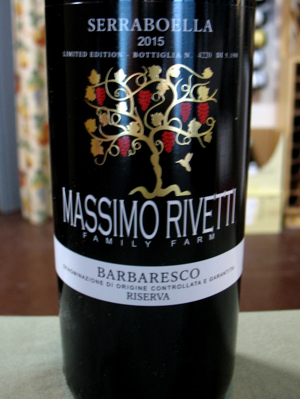 Massimo Rivetti Barbaresco Riserva Serraboella 2015 - Click Image to Close