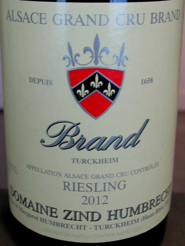 Zind Humbrecht Riesling 'Brand' 2018 - Click Image to Close