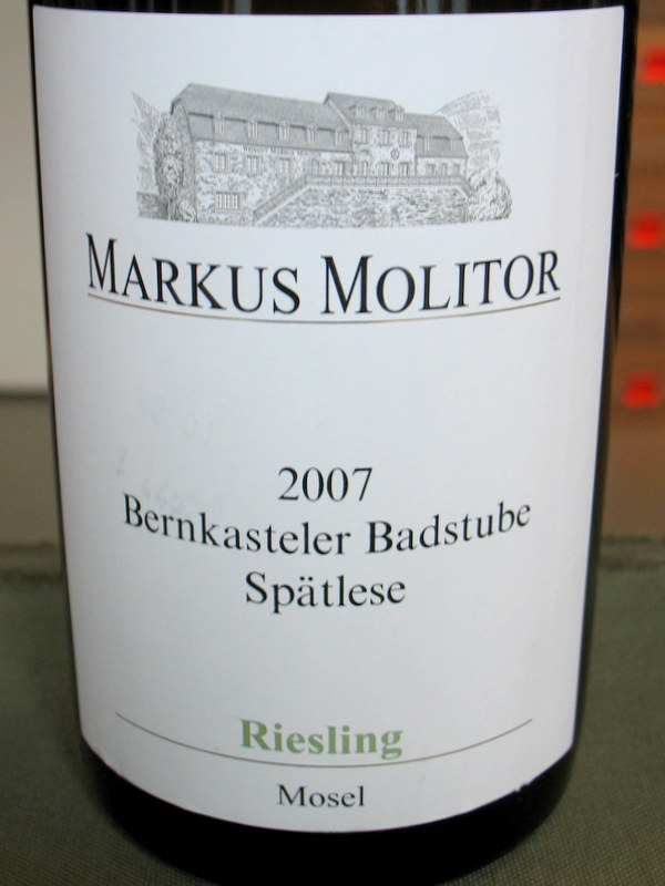 Molitor Bernkasteler Lay Beerenauslese 2013 375ml - Click Image to Close
