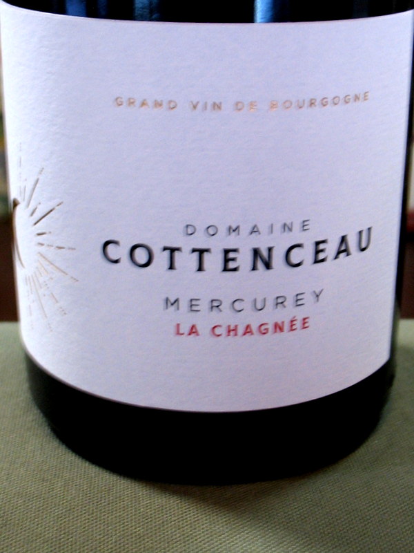 Cottenceau Mercurey rouge La Chagnee 2020 - Click Image to Close