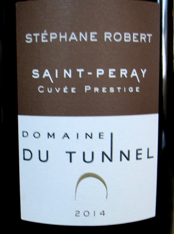 Domaine du Tunnel St Peray Cuvee Prestige 2018