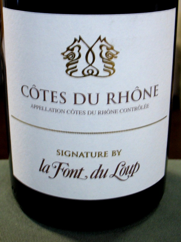 Font du Loup 'Cuvee Signature' Cts du Rhne 2021 - Click Image to Close