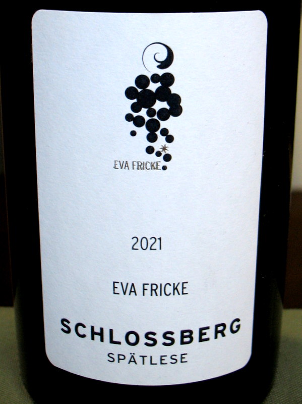 Eva Fricke Schlossberg Spatlese 2021 - Click Image to Close
