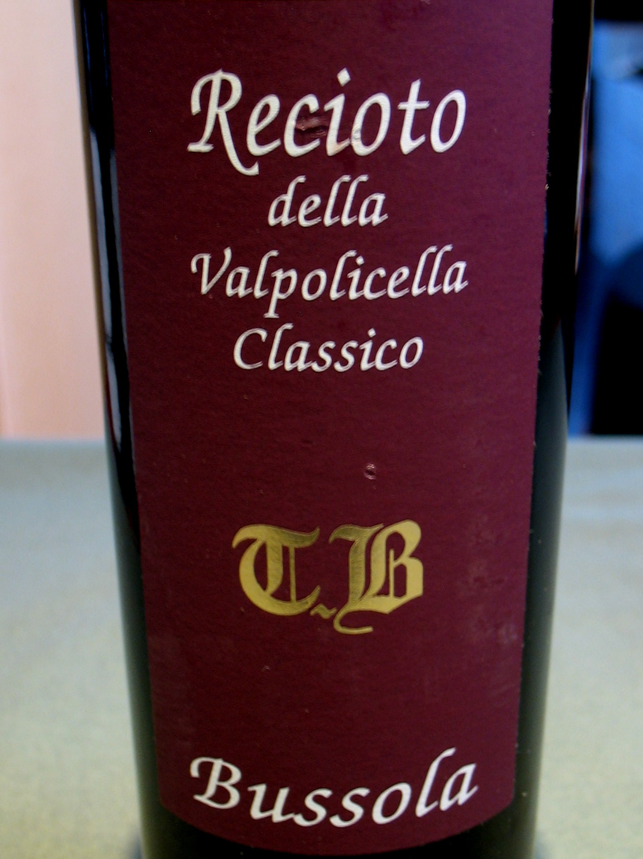 Tommaso Bussola Recioto 'TB' 2004 500ml