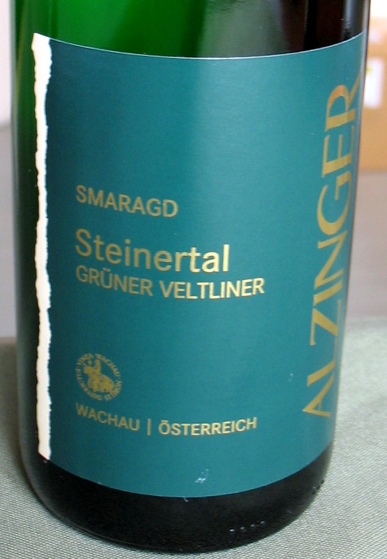 Leo Alzinger Gruner Veltliner Steinertal Smaragd 2013 - Click Image to Close