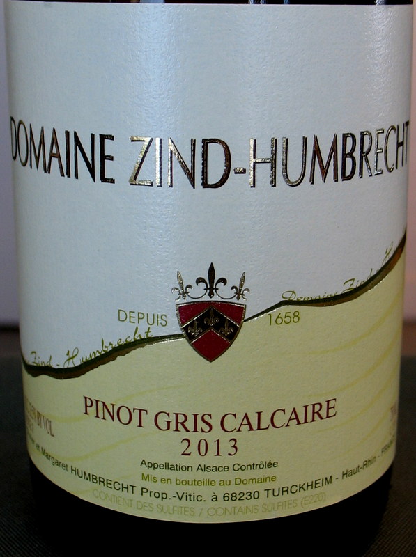 Zind-Humbrecht Pinot Gris 'Calcaire' 2014