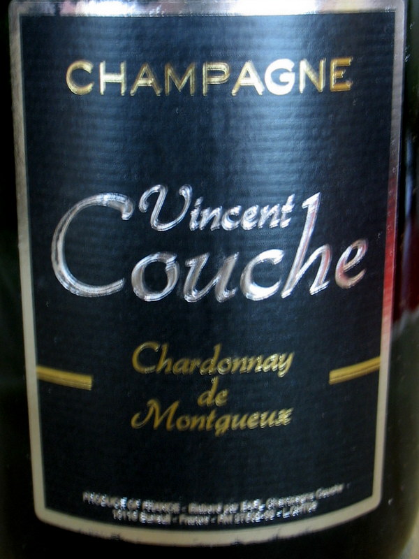 Vincent Couche Chardonnay de Montgueux Champagne