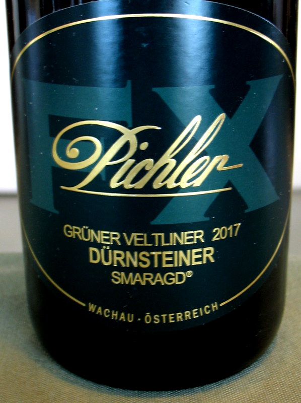 F X Pichler Gruner Veltliner Durnsteiner Smaragd 2017