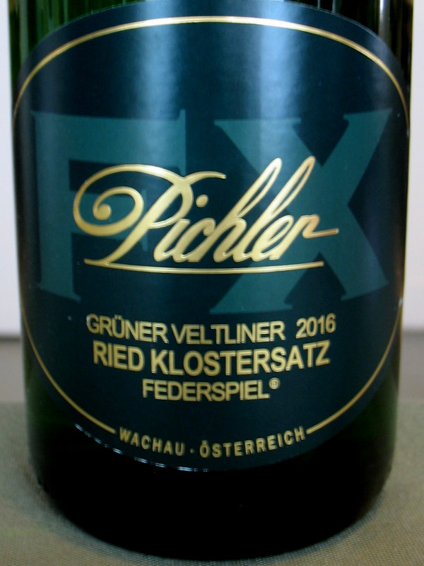 F X Pichler Gruner Veltliner Klostersatz Federspiel 2018