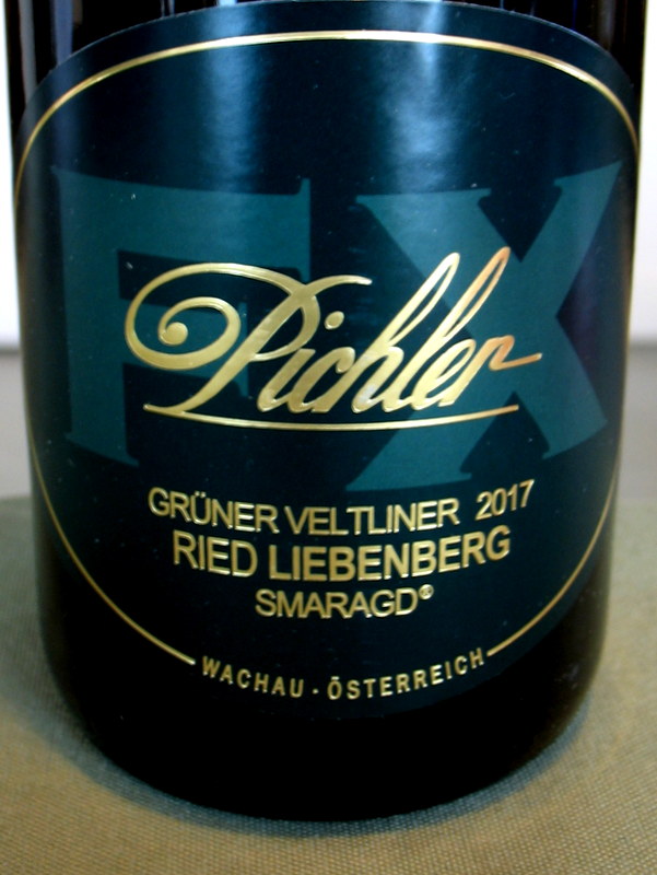 F X Pichler Gruner Veltliner Liebenberg Smaragd 2017