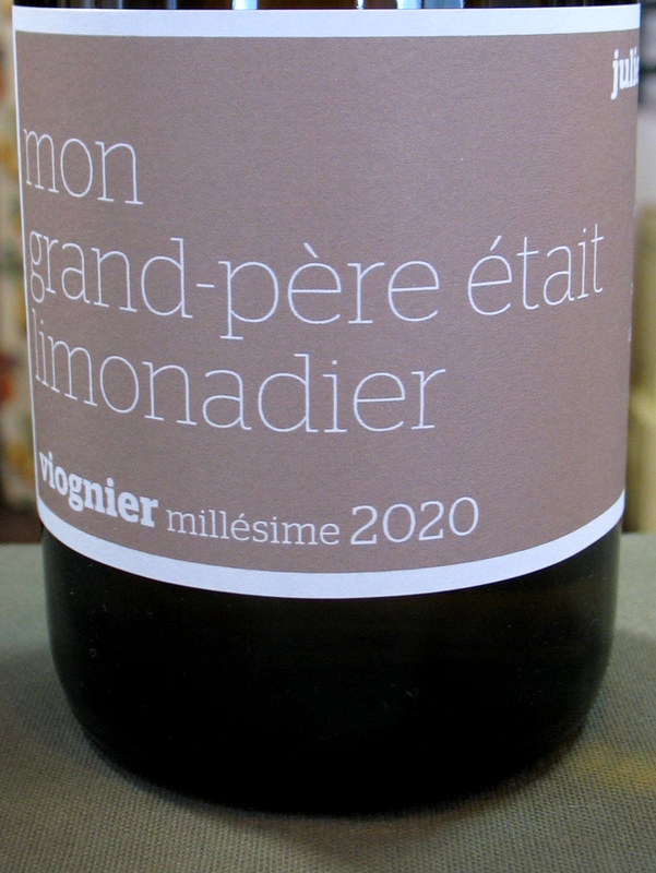 Julien Pilon Viognier ‘Limonadier Grand Pere’ 2020