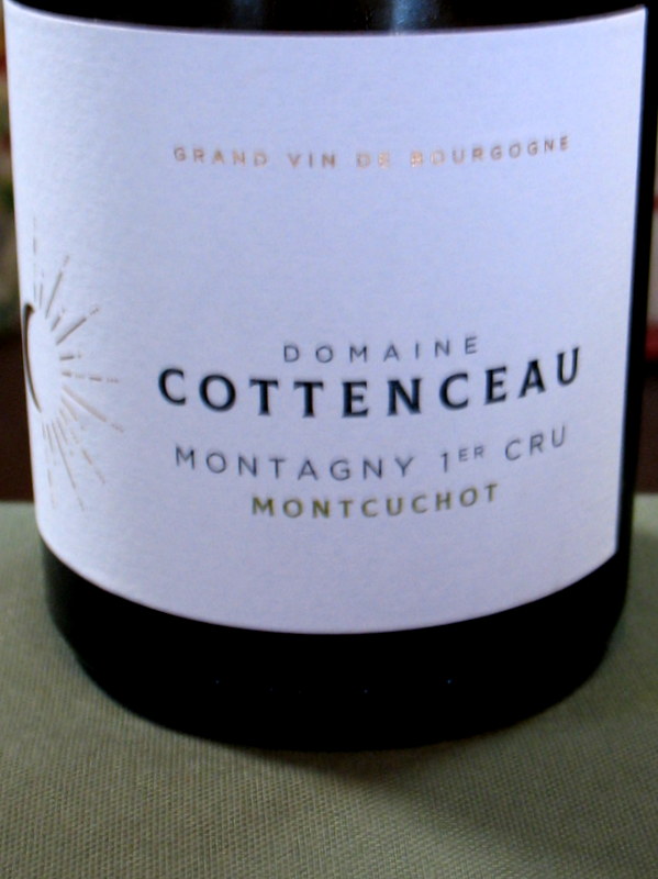 Cottenceau Montagny 1er Cru ‘Montcuchot’ 2019