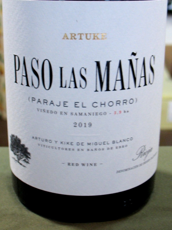 Artuke Rioja 'Paso Las Manas' 2019
