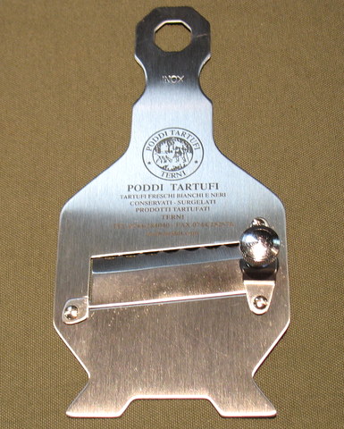 Truffle slicer - metal handle